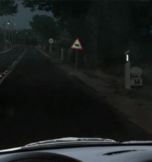Os riscos da condução noturna sem iluminação pública