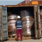 Apreendidas no porto mais de 200 mil toneladas de cobre contrabandeado para o Dubai.