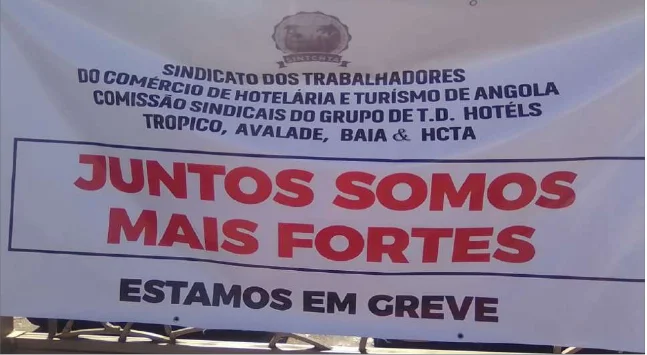 Greve dos trabalhadores hoteleiros