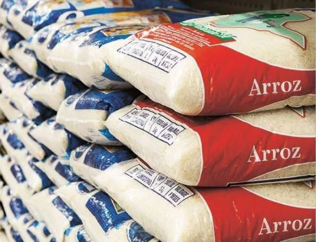 produção de arroz