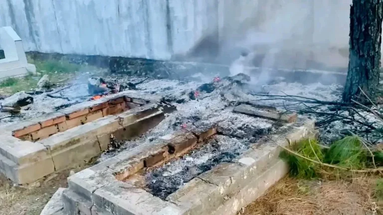 Autoridades no Cuito repudiam ateamento de fogo no Cemitério Municipal