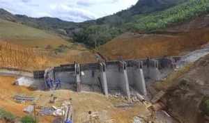obras barragem do bero,