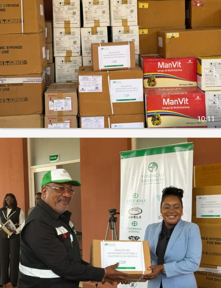 Fundação Brilhante doa medicamentos.