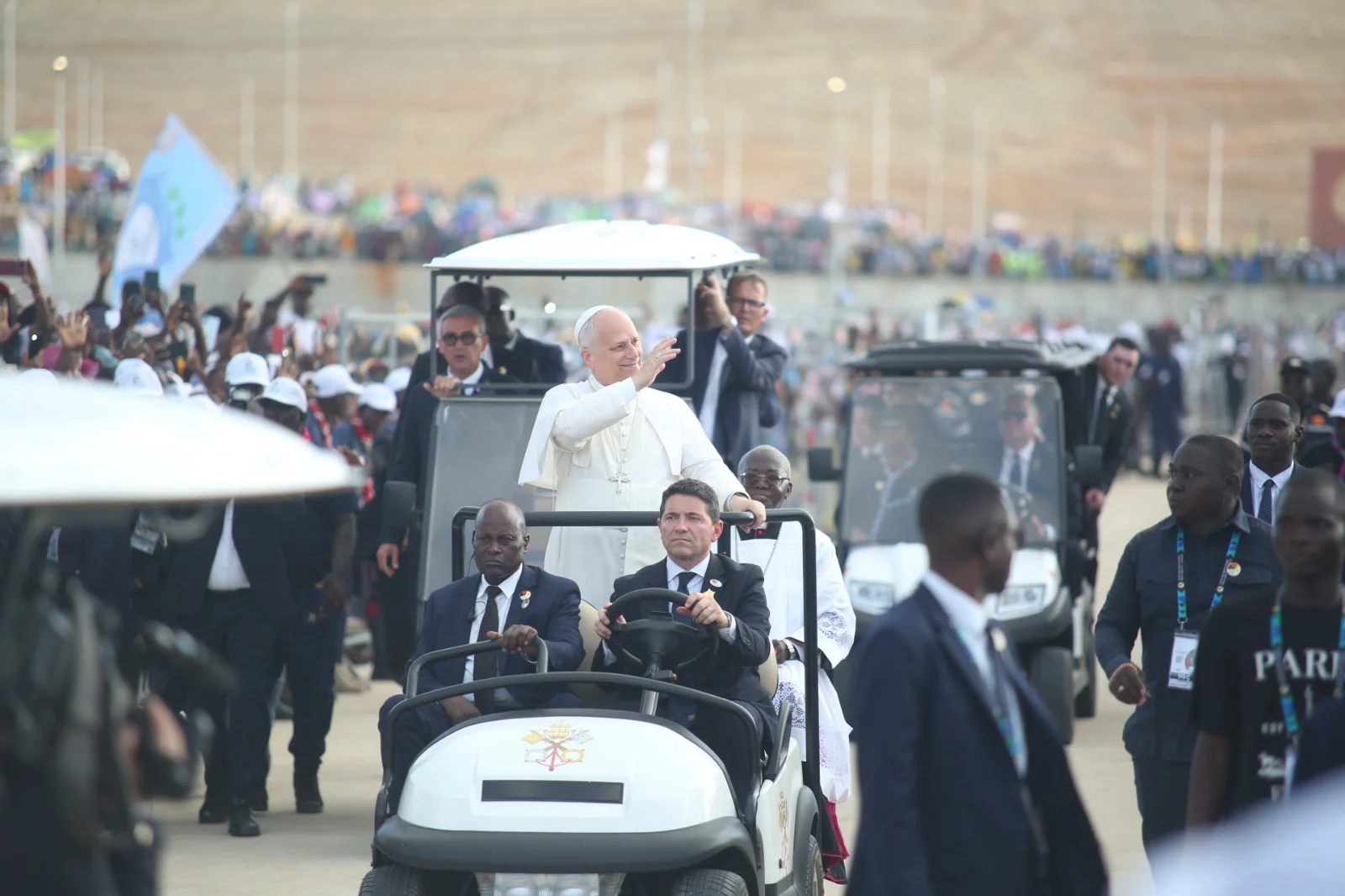 Papa Leão XIV apela à justiça e à paz durante oração na Muxima.