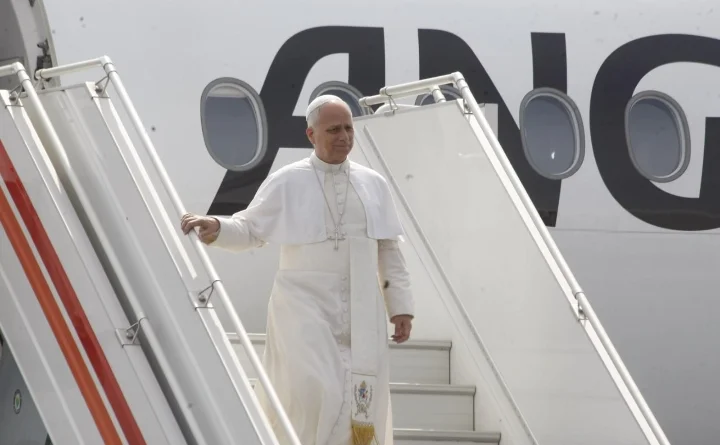 Papa Leão XIV já na Lunda-Sul.